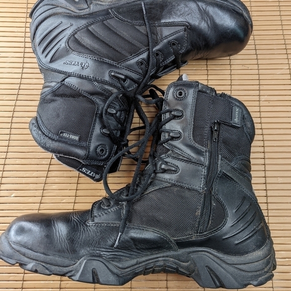BATES Men's Size 13 GX-8 SIDE ZIP GORE-TEX WATERPROOF COMBAT BOOTS E02268 BLACK - Picture 4 of 12